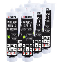 6x TECPO Universal Klebe- und Dichtstoff FLEX SEAL 522...