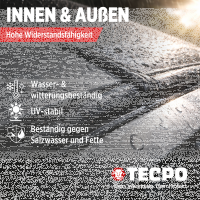 10x TECPO Universal Klebe- und Dichtstoff FLEX SEAL 522 SCHWARZ 1K MS-Polymer UV-stabil und witterungsbeständig