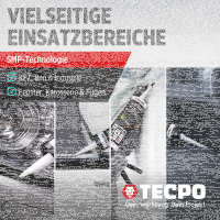 10x TECPO Universal Klebe- und Dichtstoff FLEX SEAL 522 SCHWARZ 1K MS-Polymer UV-stabil und witterungsbeständig