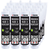 12x TECPO Universal Klebe- und Dichtstoff FLEX SEAL 522...
