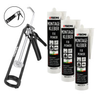 TECPO Montagekleber Fix Power 3x480g Universal Baukleber...