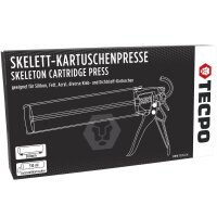 TECPO Allrounder Montagekleber HIGH TACK MS-Polymer 3x 455g Weiß + Skelett Kartuschepresse