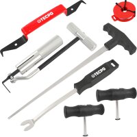 TECPO Windschutzscheibe-Reparaturset + Druckluft-Kartuschenpresse + 2x Gummi-Doppelsauger + 2x Scheibenkleber MS-Polymer, 290 ml