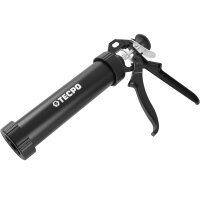 2x TECPO Universal Montagekleber Ultra FIX Power Baukleber 480g Weiß + Alu-Kartuschenpresse 220 mm