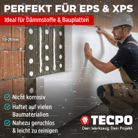 4x TECPO Universal Montagekleber Ultra FIX Power Baukleber 480g Weiß + Alu-Kartuschenpresse 220 mm
