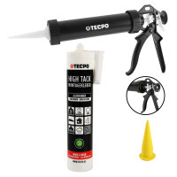 TECPO Montagekleber HIGH TACK Baukleber, 2x 455g Kleber +...