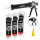 3x TECPO Montagekleber HIGH TACK Baukleber 455g Kleber + Dichtstoffe MS-Polymer SMP + Alu-Kartuschenpresse 220 mm