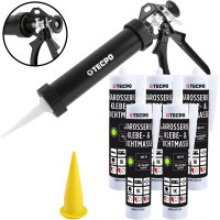 5x TECPO Karosserie Klebe & Dichtmasse KKD 701...