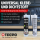 1x TECPO Universal Klebe- und Dichtstoff FLEX SEAL 522 SCHWARZ 1K MS-Polymer UV-stabil und witterungsbeständig + Alu-Kartuschenpresse 220 mm