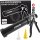 3x TECPO Universal Klebe- und Dichtstoff FLEX SEAL 522 SCHWARZ 1K MS-Polymer UV-stabil und witterungsbeständig + Alu-Kartuschenpresse 220 mm