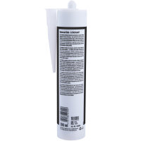 5x TECPO Universal Klebe- und Dichtstoff FLEX SEAL 522 SCHWARZ 1K MS-Polymer UV-stabil und witterungsbeständig + Alu-Kartuschenpresse 220 mm