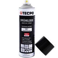 3x TECPO Sprühkleber 110°C  Wärmestand mit Hohe Anfangshaftung Spezial Kleber Industriekleber Alleskleber + Sprühpistole für Spraydosen Aerosol-Dosen