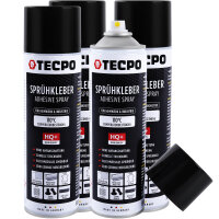 4x TECPO Sprühkleber 110°C  Wärmestand mit...