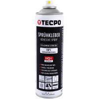 5x TECPO Sprühkleber 110°C  Wärmestand mit Hohe Anfangshaftung Spezial Kleber Industriekleber Alleskleber