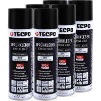 6x TECPO Sprühkleber 110°C  Wärmestand mit...