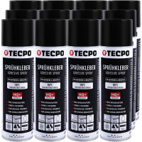 12x TECPO Sprühkleber 110°C  Wärmestand mit...