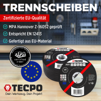 TECPO Trennscheiben Ø 125 / 180 / 230 mm...