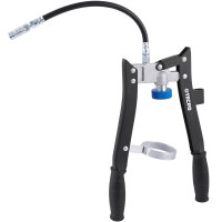 2x TECPO Universal Mehrzweckfett EP2, 500g + Zweihand-Kartuschen Fettpresse 2in1 PROFI-Ausführung 500g für Schraubkartuschen / Fett Mehrzweckfett