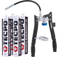 4x TECPO Universal Mehrzweckfett EP2, 500g +...