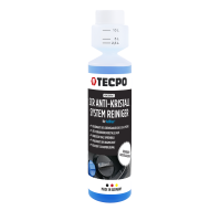 TECPO Einfülltrichter für Harnstoff Zusätzen AdBlue® AUS 32 1.1 Liter + AdBlue® 10L + SCR Anti-Kristall Additiv Konzentrat, 250 ml