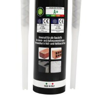 10x TECPO Injektionsmörtel SF 300 Verbundmörtel Montagemörtel 300 ml + Kartuschenpresse 25:1 für Kartuschen 150–310 ml