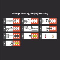 10x TECPO Injektionsmörtel SF 300 Verbundmörtel Montagemörtel 300 ml + Kartuschenpresse 25:1 für Kartuschen 150–310 ml