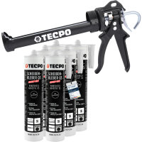 6x TECPO Scheibenkleber 290 ml MS-Polymer +...
