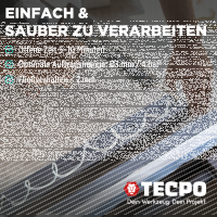 2x TECPO Universal Montagekleber Ultra FIX Power Baukleber 480g Weiß + Kartuschenpresse Kartuschenpistole 25:1