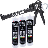 3x TECPO Universal Montagekleber Ultra FIX Power...