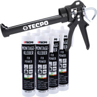 6x TECPO Universal Montagekleber Ultra FIX Power...