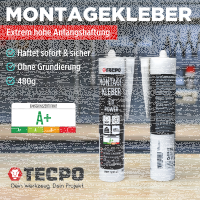 8x TECPO Universal Montagekleber Ultra FIX Power...