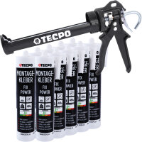 10x TECPO Universal Montagekleber Ultra FIX Power...