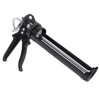 2x TECPO KKD 801 Karosserie Klebe- und Dichtmasse, 370g + Kartuschenpresse Kartuschenpistole 25:1 für Kartuschen 150–310 ml (bis 220 mm Länge)