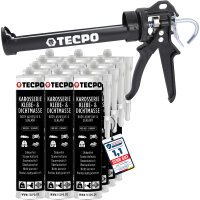 12x TECPO KKD 801 Karosserie Klebe- und Dichtmasse, 370g...