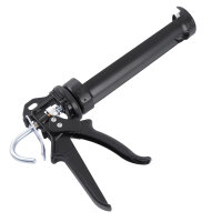 12x TECPO KKD 801 Karosserie Klebe- und Dichtmasse, 370g + Kartuschenpresse Kartuschenpistole 25:1 für Kartuschen 150–310 ml (bis 220 mm Länge)