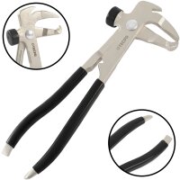 TECPO Reifenmontagepaste schwarz 5 kg + Pinsel + Reifenfüllpistole + Auswuchtzange + Einziehwerkzeug + Schaber