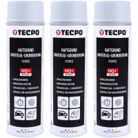 3x TECPO Haftgrund Grundierung grau Lackspray...