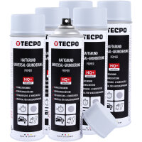 6x TECPO Haftgrund Grundierung grau Lackspray...