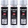 3x TECPO Felgensilber-Spray Felgenlack Lackspray, 500 ml