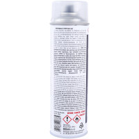 TECPO Felgensilber-Spray Felgenlack Lackspray, 500 ml + Klarlack Autolack glänzend Sprühlack, 500 ml