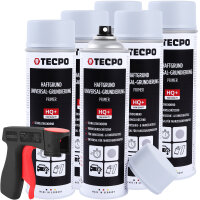 6x TECPO Haftgrund Grundierung grau Lackspray...