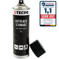 2x TECPO Autolack schwarz matt 500 ml + 4x TECPO...
