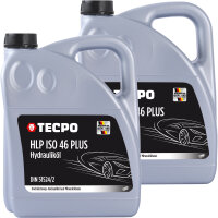 2x TECPO Hydro ISO HLP 46 PLUS Hydrauliköl, 5L