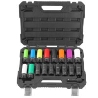 TECPO Spezielle Steckschlüssel-Einsätze Kraft-Schoneinsätze 1/2" 18-tlg.