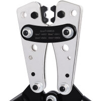 TECPO Crimpzange mit 6-fachem Crimp-Profil für Kabelschuhe 6 - 50 mm²
