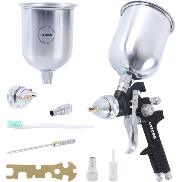 TECPO Lackierpistole HVLP 600 ml