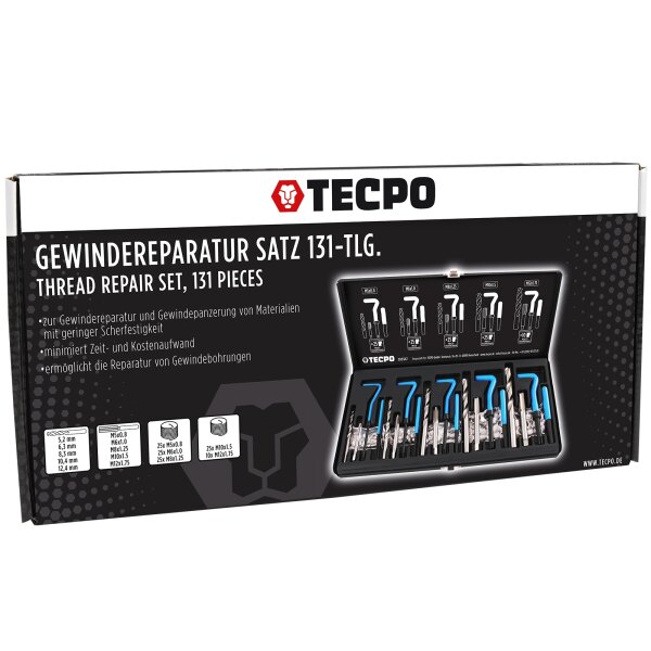 Brilliant-Tools 146-tlg Gewindereparatur-Satz, Typ Helicoil Brilliant-Tools 146-tlg Gewindereparatur-Satz, Typ Helicoil