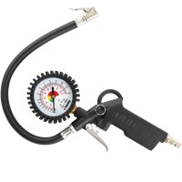 TECPO Druckluft Reifenfüllpistole 0-12 Bar