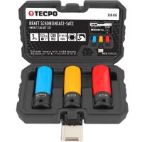 TECPO Kraft-Schoneinsatz-Satz SW 17mm 19mm 21mm