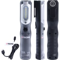 TECPO Reifenreparatur Set, 78-teilig + LED Akku Handlampe 300 Lumen inkl. USB Kabel